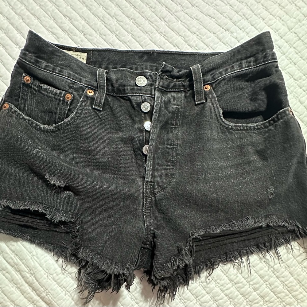 Women Levi's 501 Premium Original High-Rise Denim Shorts